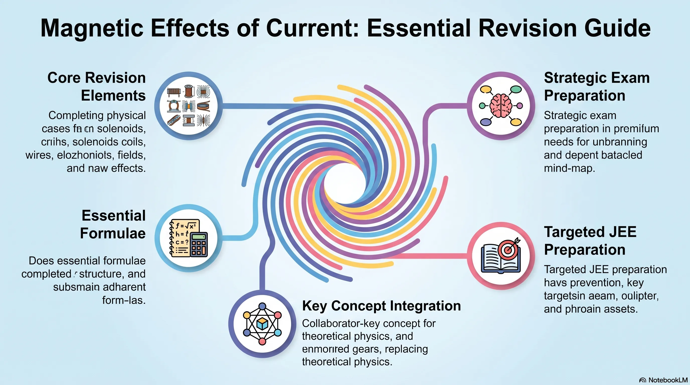 Mind Maps for Magnetic Effects of Current Revision - Class XII, JEE, NEET