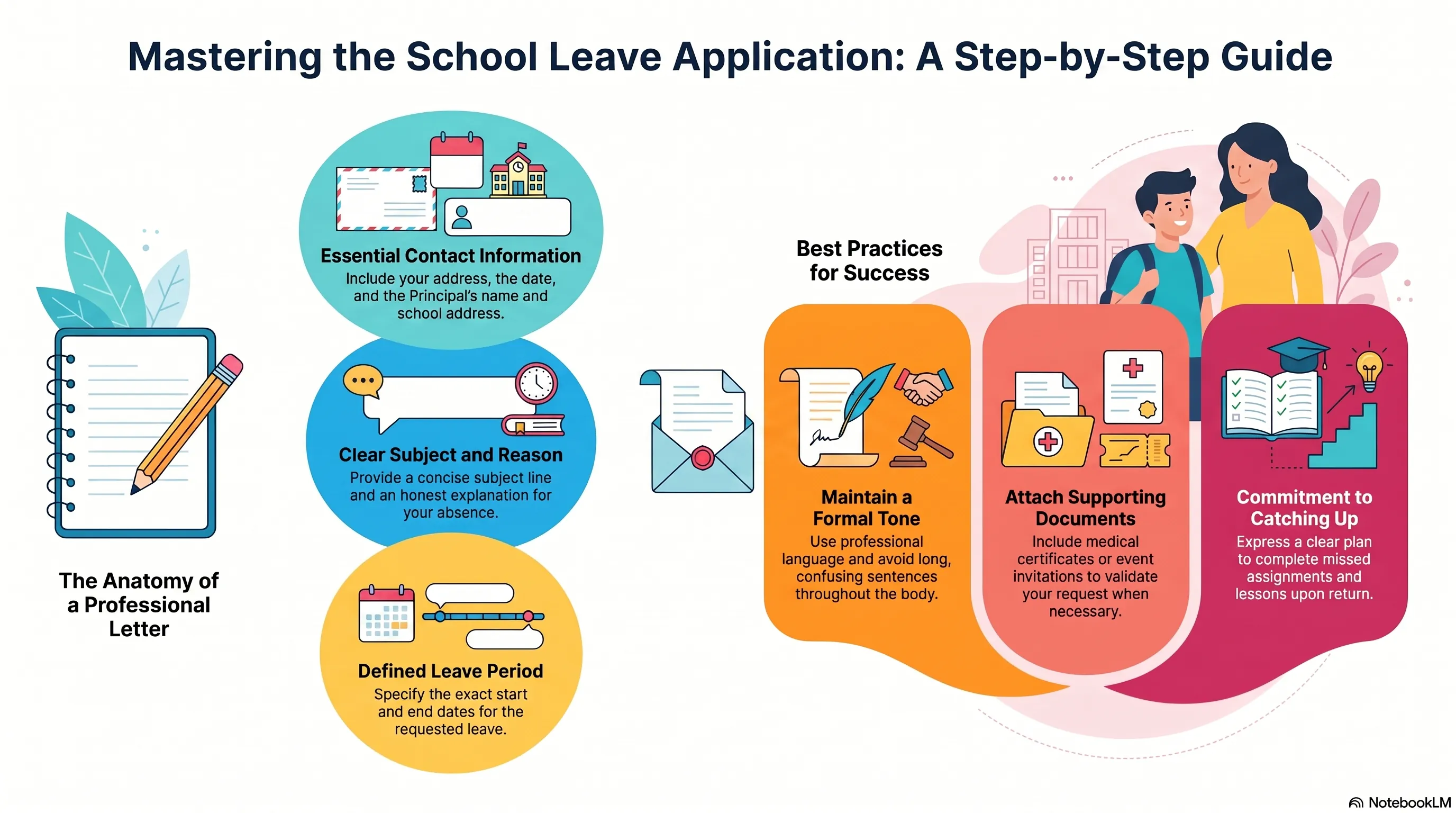 Leave letter for School in English with Examples