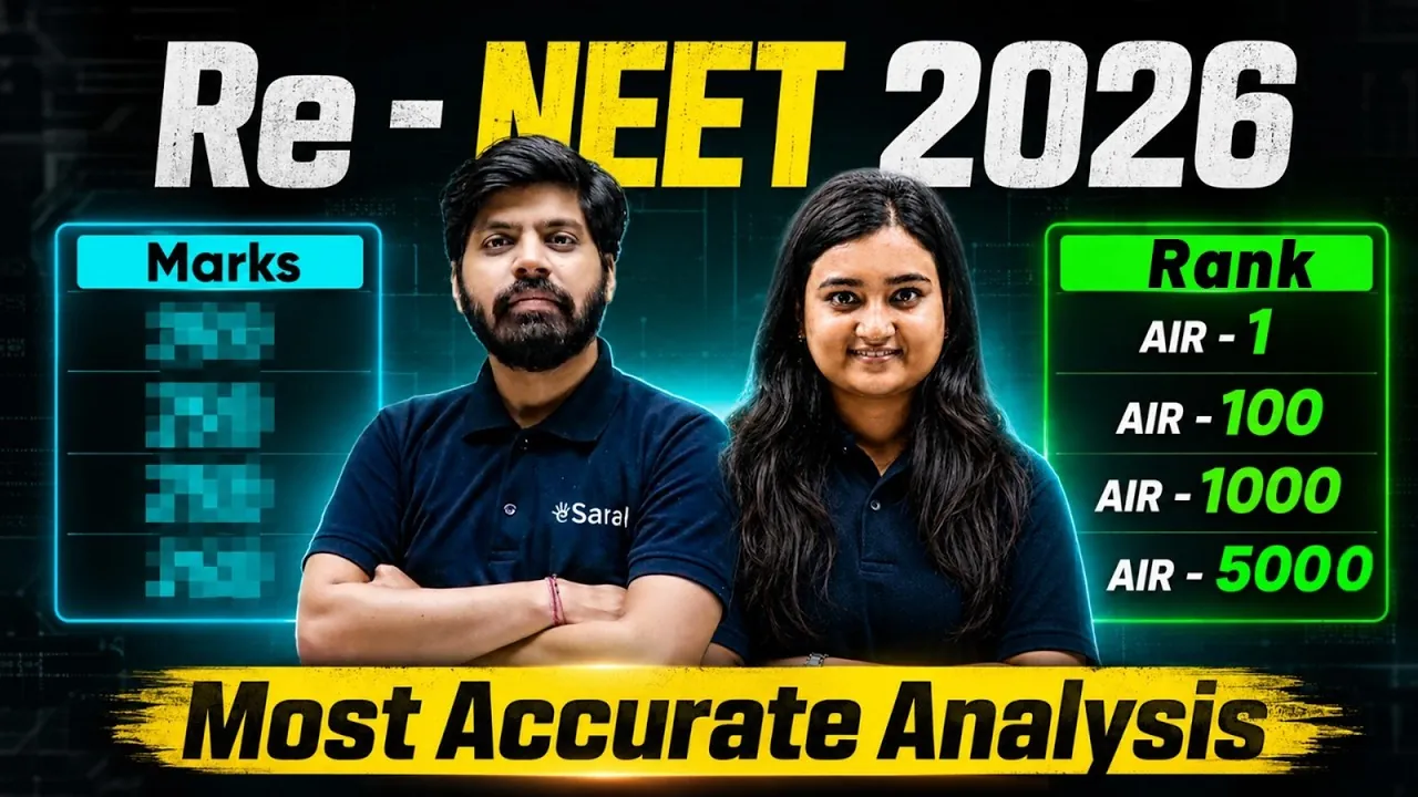 RE-NEET 2026 Marks vs Rank: Full Prediction, Cutoff & Drop-Year Guide