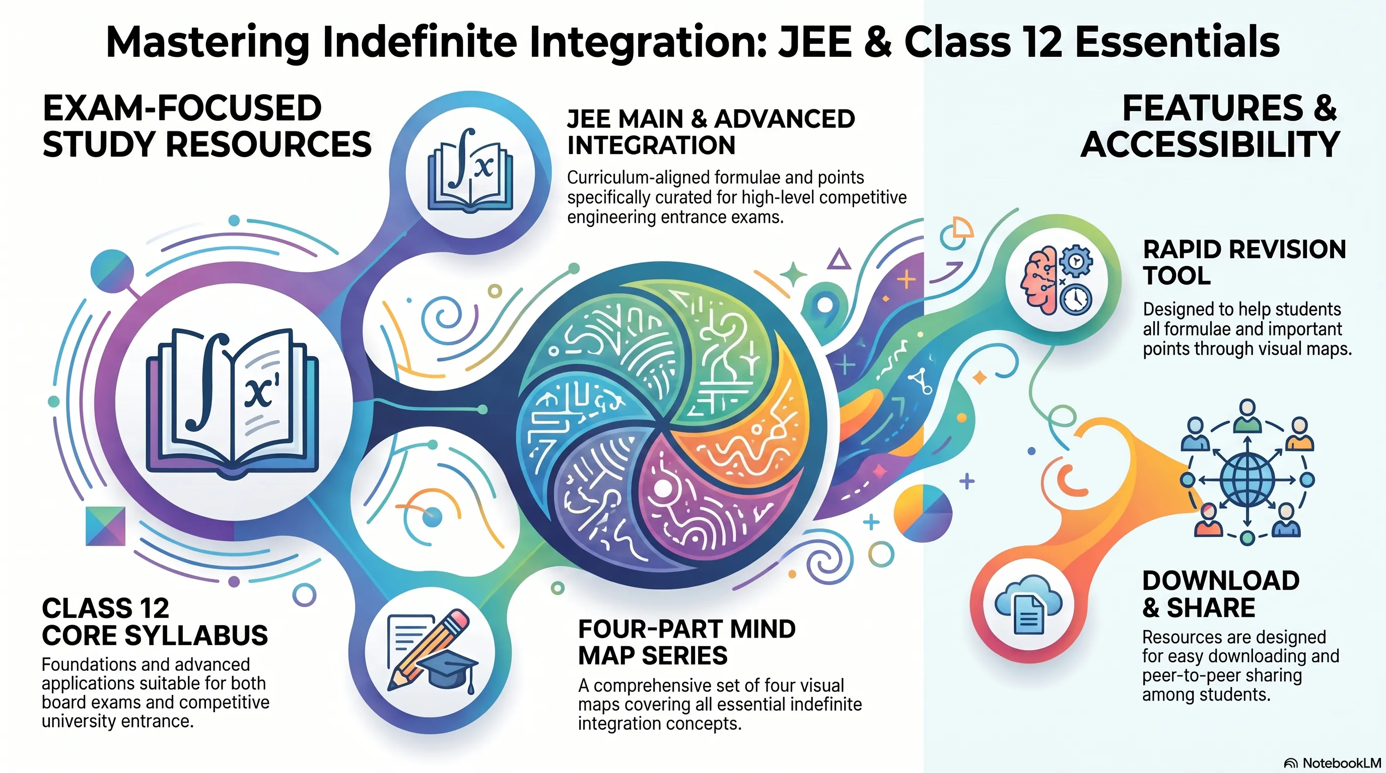 Mind Maps For Indefinite Integration - Class 12, JEE (Main + Advanced)