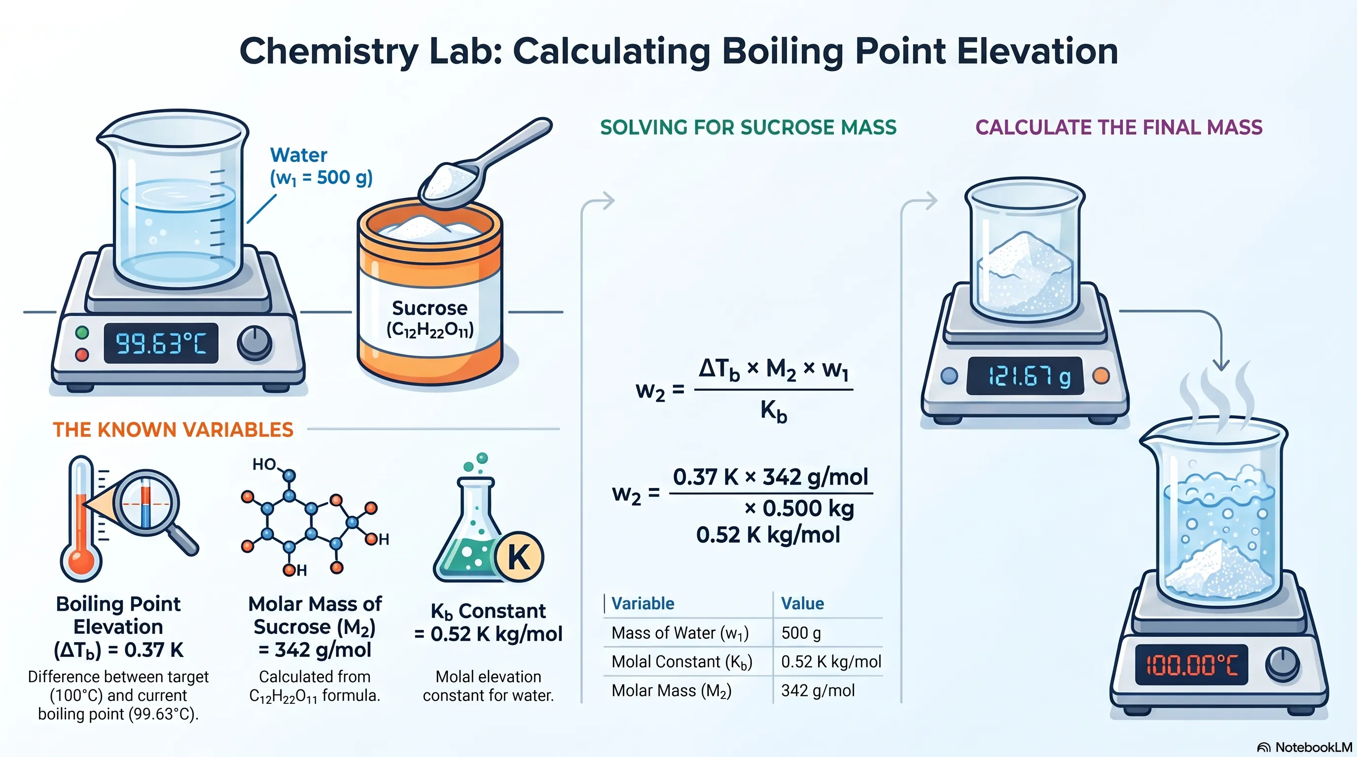 Boiling point of water at 750 mm Hg is 99.63°C.