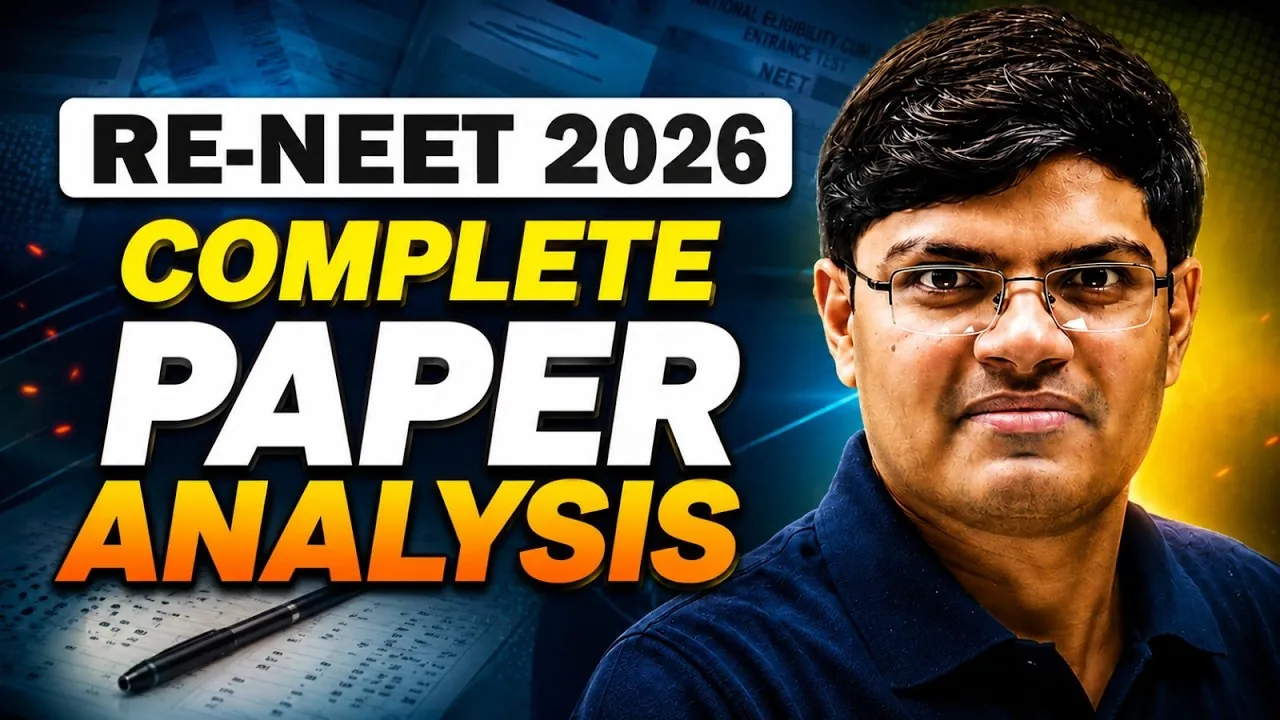 NEET 2026 Paper Analysis: Chapter-Wise Weightage and Difficulty