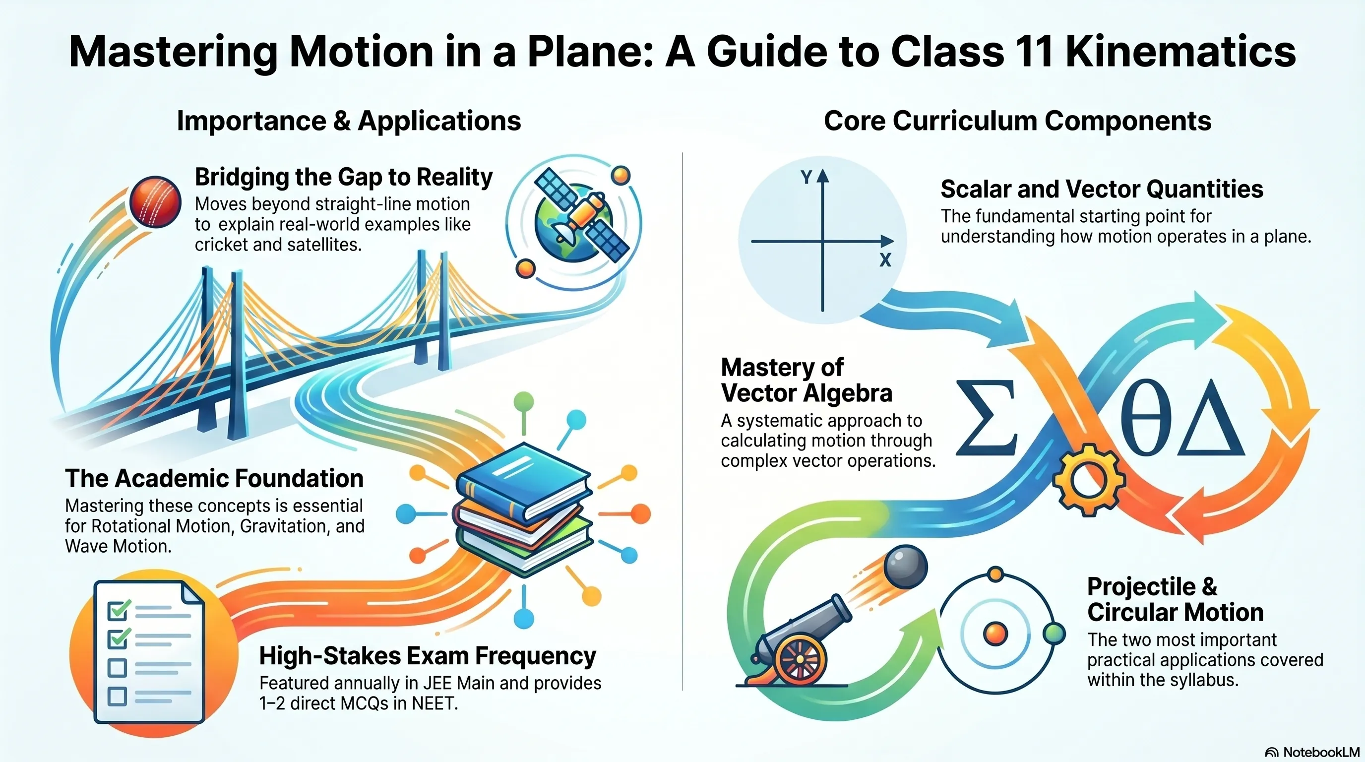Motion in a Plane Class 11 Notes | Projectile Motion | IIT JEE | NEET