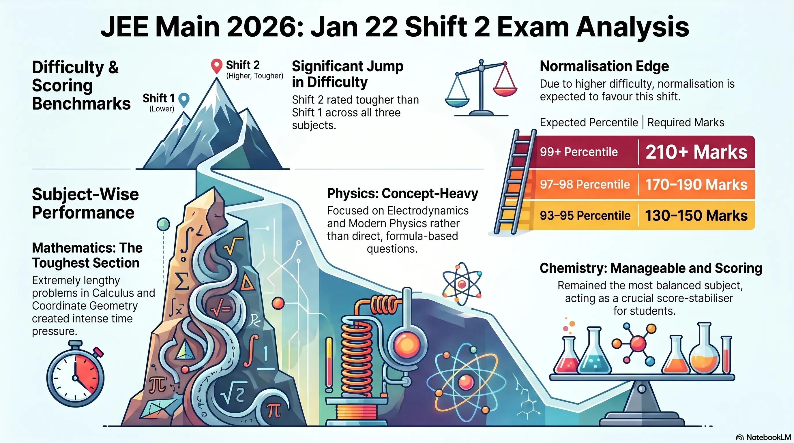 JEE Main 2026 January 22 Shift 2 Paper Analysis – Difficulty, Weightage & Student Reactions