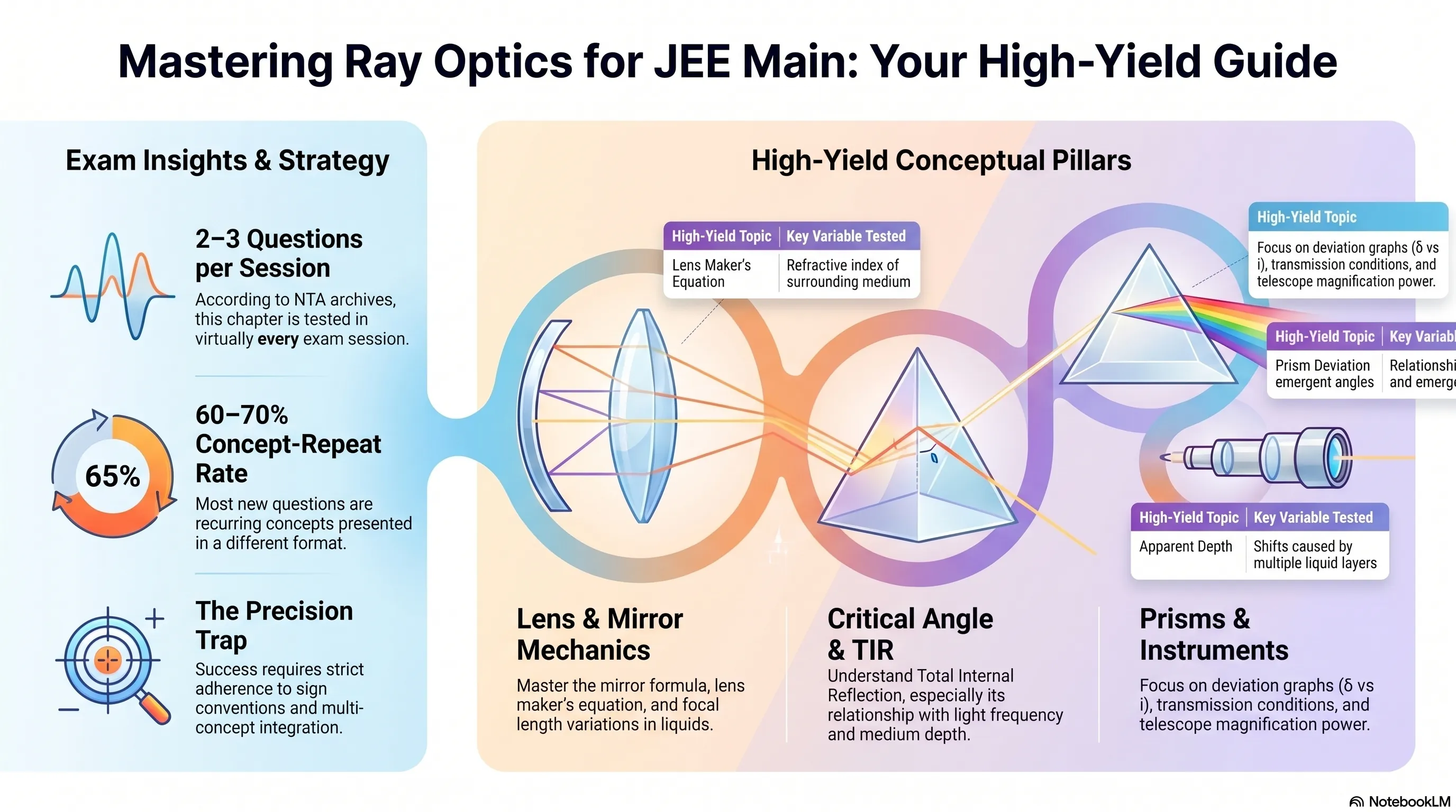 Ray Optics - JEE Main Previous Year Questions with Solutions
