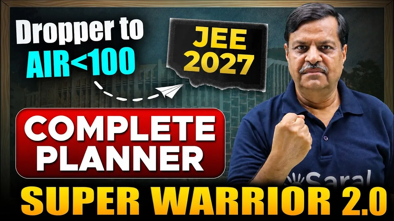 JEE Dropper Batch 2027: Should You Drop, How to Prepare, and What Actually Works
