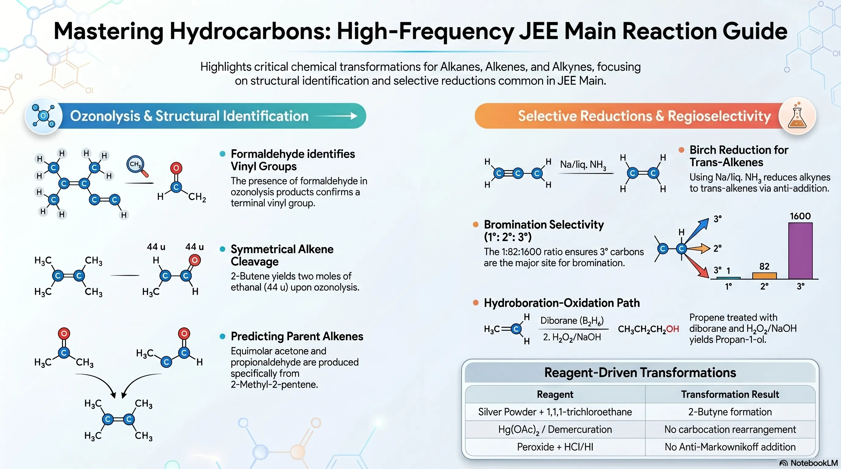 Hydrocarbons - JEE Main Previous Year Questions with Solutions