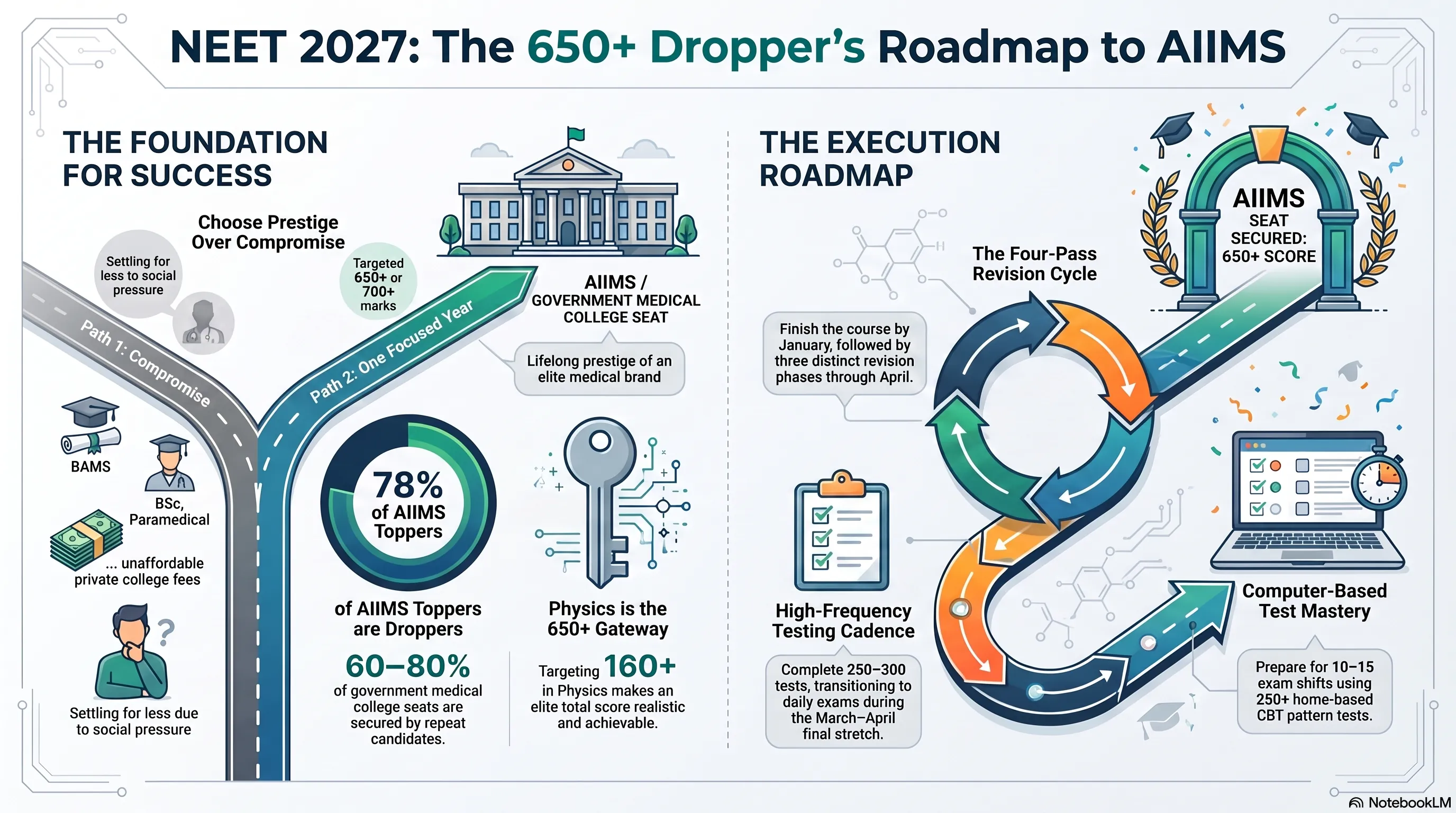 NEET 2027 Dropper Strategy: 650+ Roadmap by N.K. Gupta