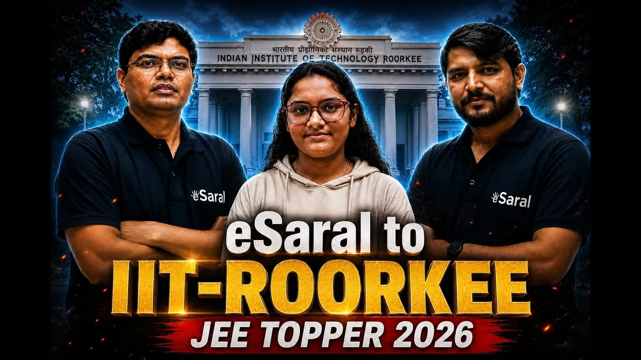 eSaral Student Success Story: How Mohana Reached IIT Roorkee After a Difficult Drop Year