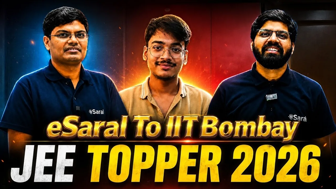 How eSaral Student Reached IIT Bombay Electrical Through Consistent Online JEE Preparation