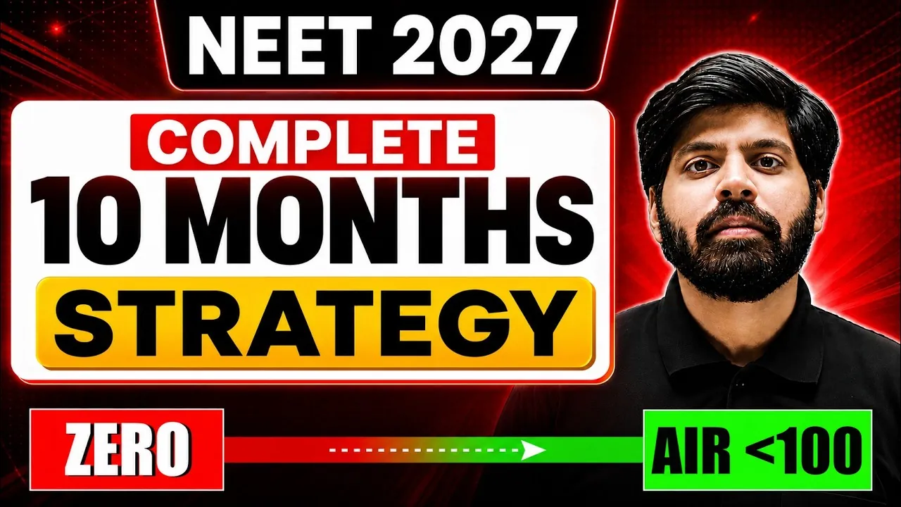 NEET 2027 Dropper Strategy: 10-Month Study Plan by IIT Faculty