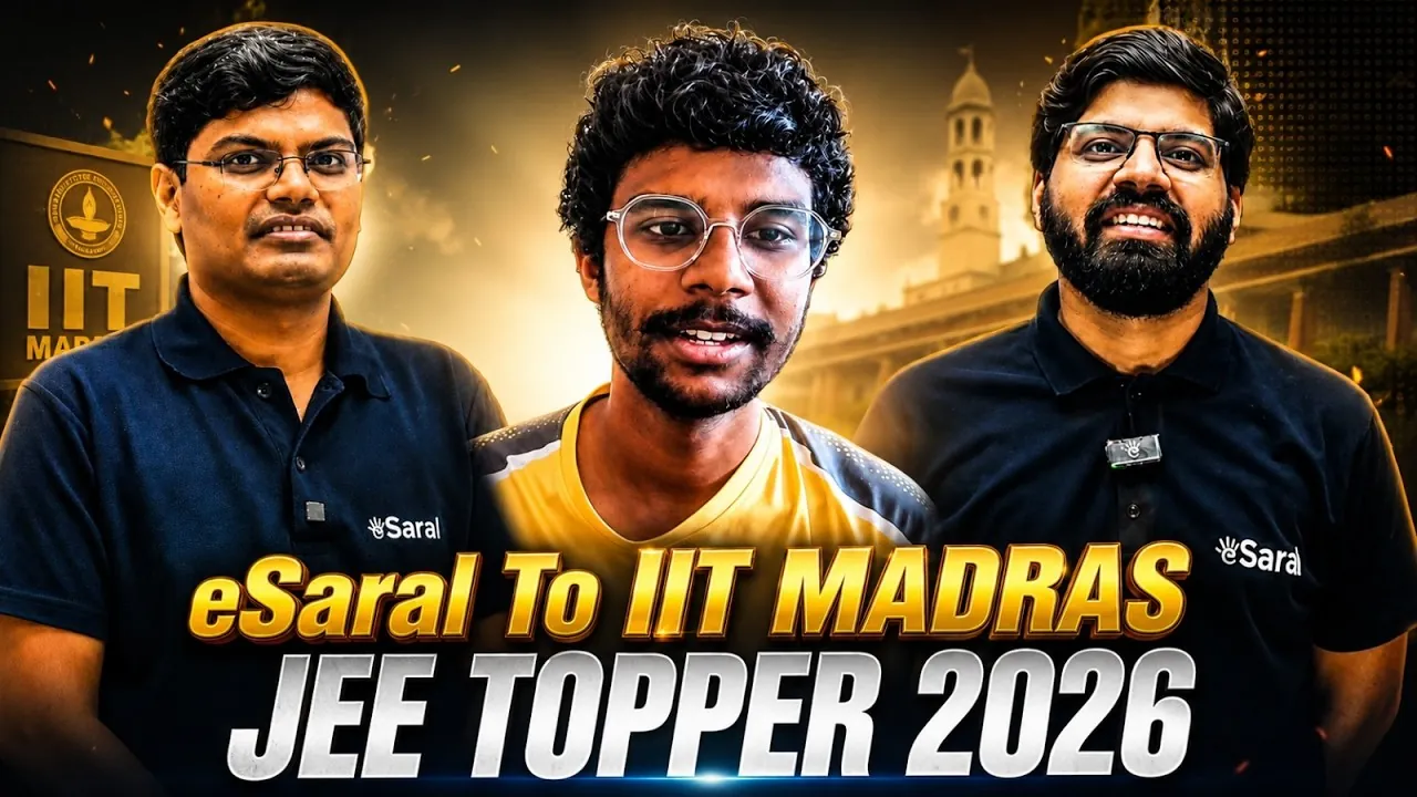 JEE Success Story From JEE Preparation to IIT Madras Engineering Physics 