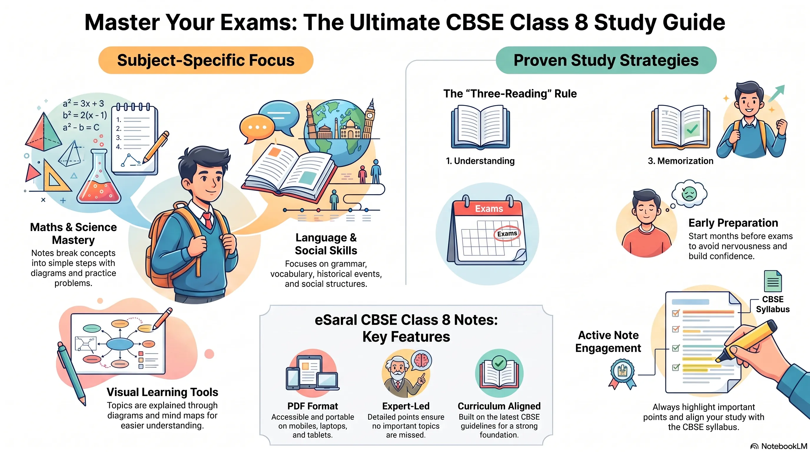 CBSE Class 8 Revision Notes - PDF Download