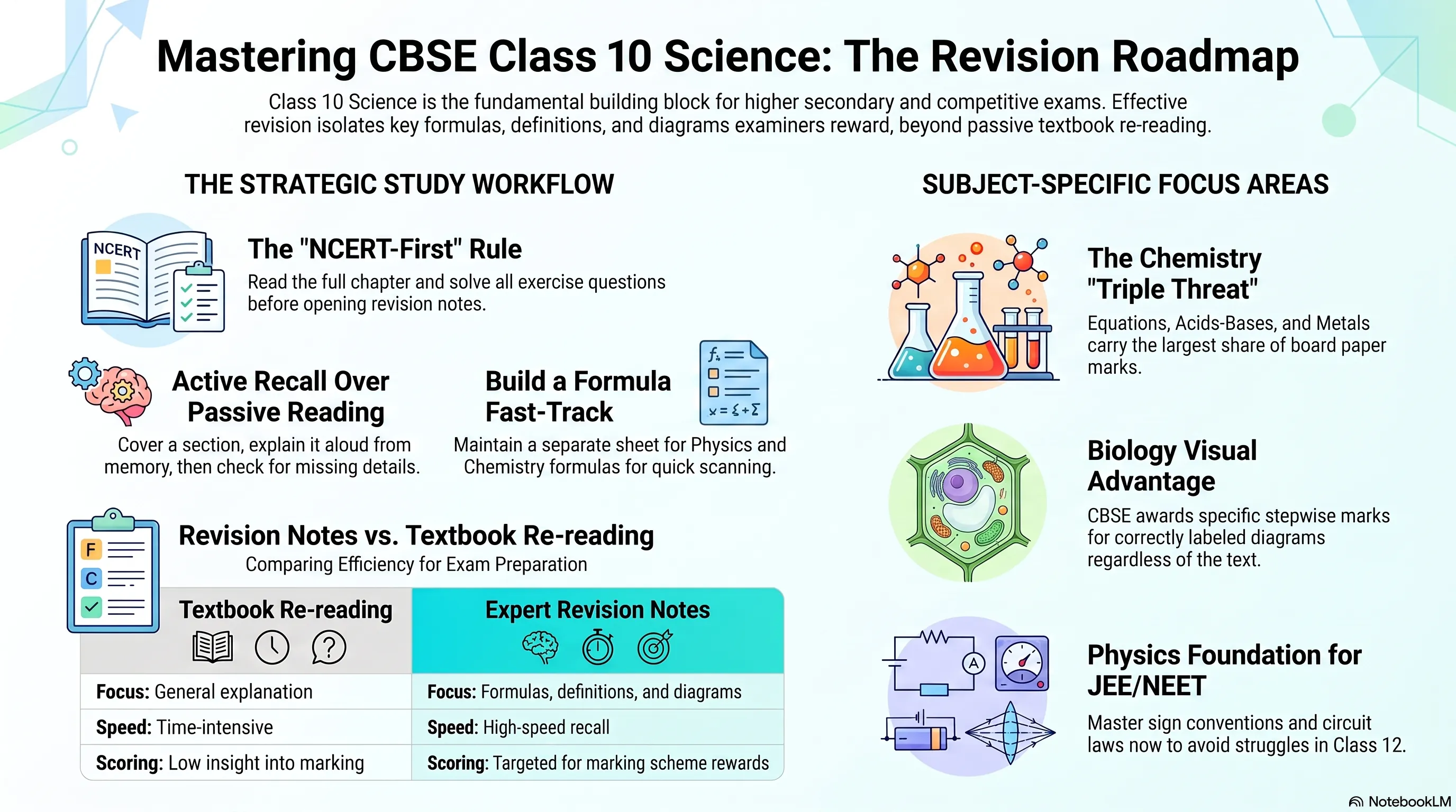 CBSE Class 10 Science Revision Notes: Chapter-Wise Physics, Chemistry & Biology Summaries (2026-27)