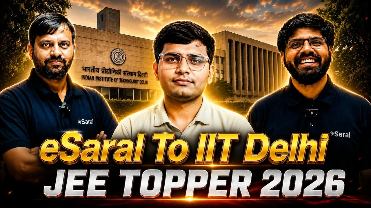 Urvik’s eSaral JEE 2026 Dropper Success Story
