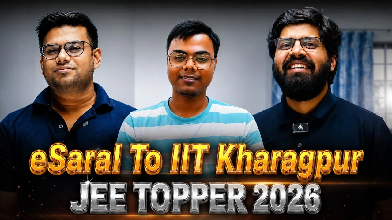 Aryan’s Journey to IIT Kharagpur Civil with eSaral