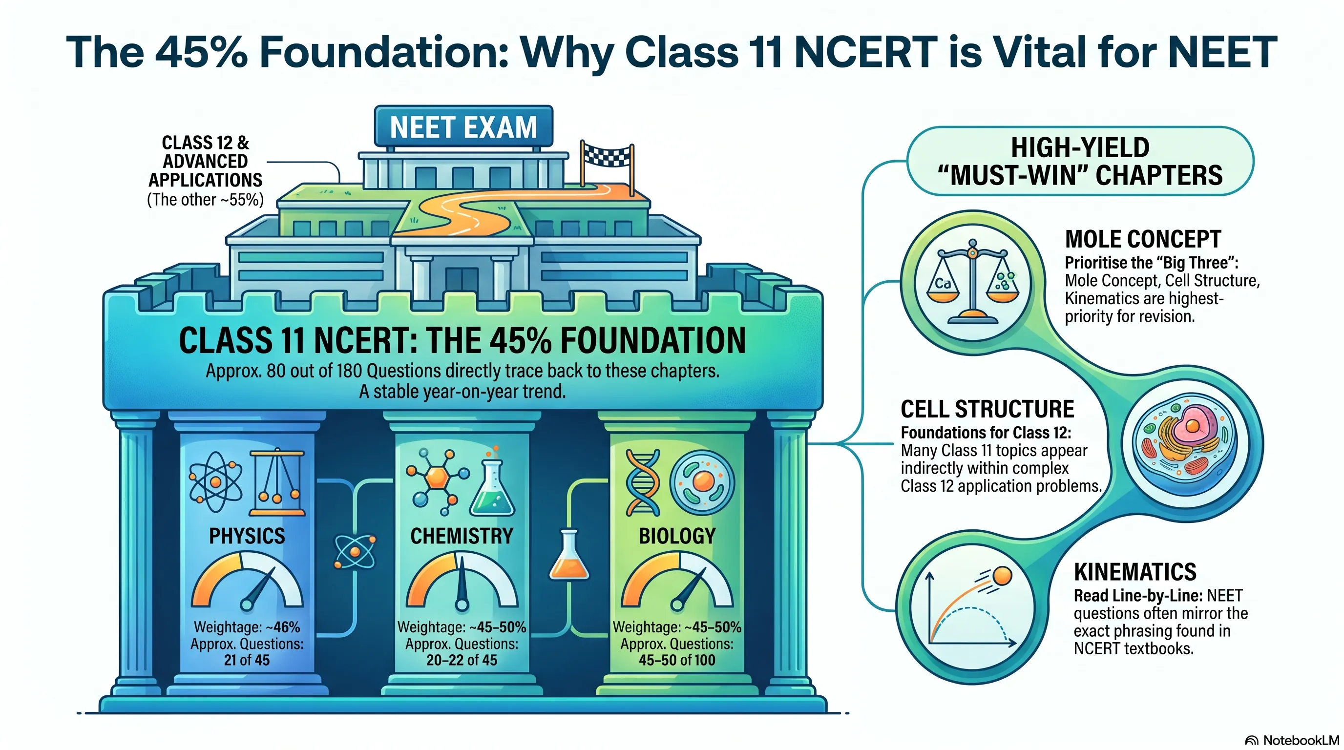 How Much of NEET Is From Class 11 NCERT?