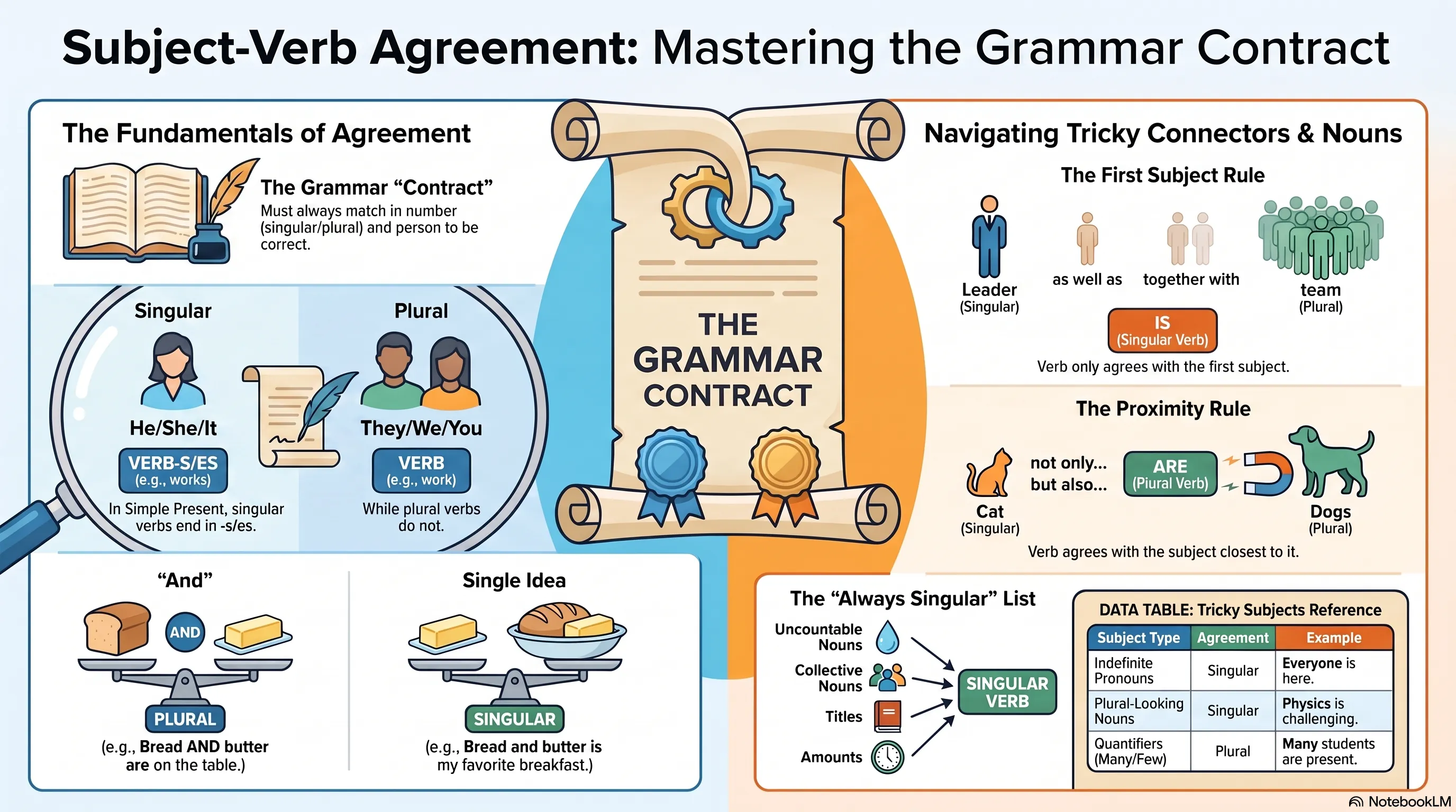 Subject Verb Agreement Class 8: All 15 Rules Explained