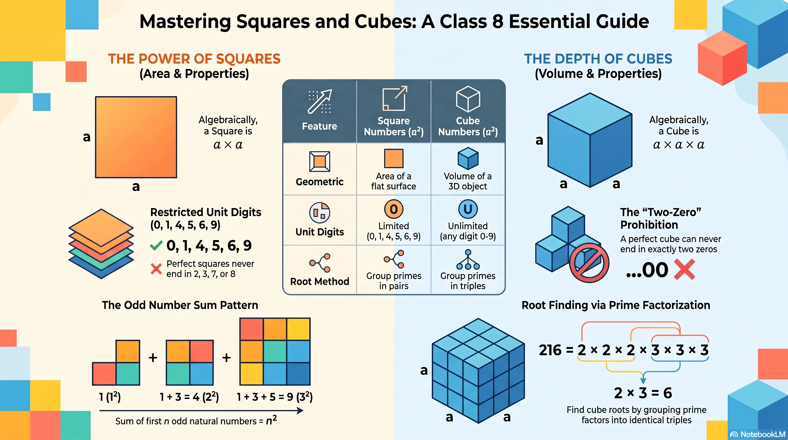Squares and Cubes Class 8: Complete Notes with Tricks (2026)