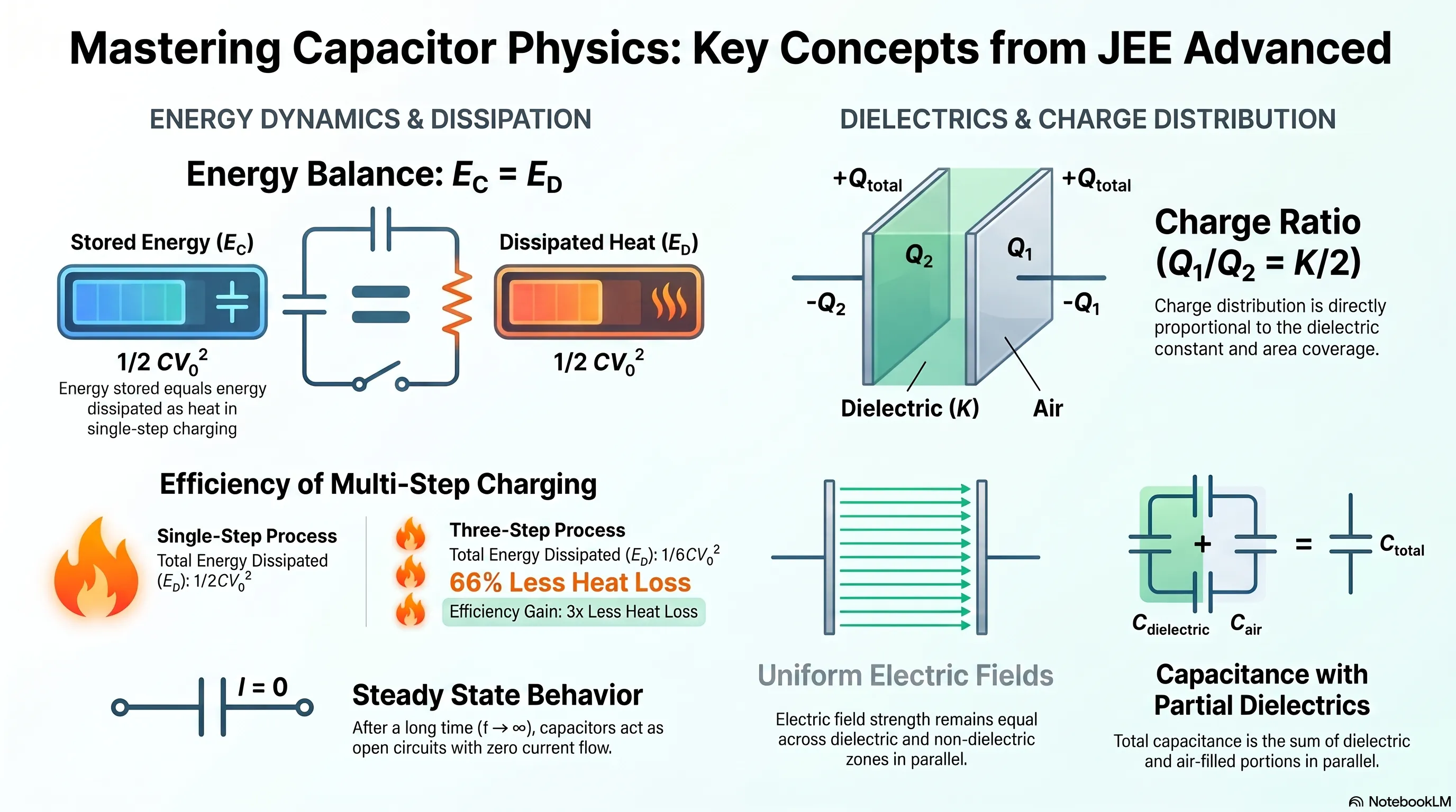Capacitor - JEE Advanced Previous Year Questions with Solutions