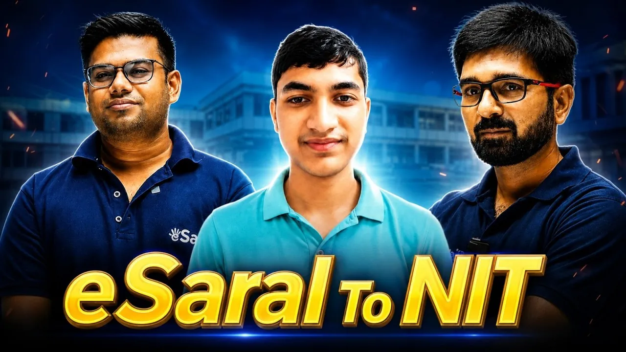 Kartikey’s eSaral to Top NIT Success Story
