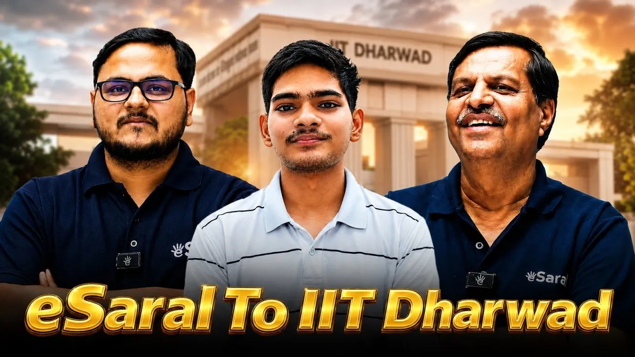 How Ashutosh Turned 79 Percentile into an IIT Dharwad Admission with eSaral Gurukul