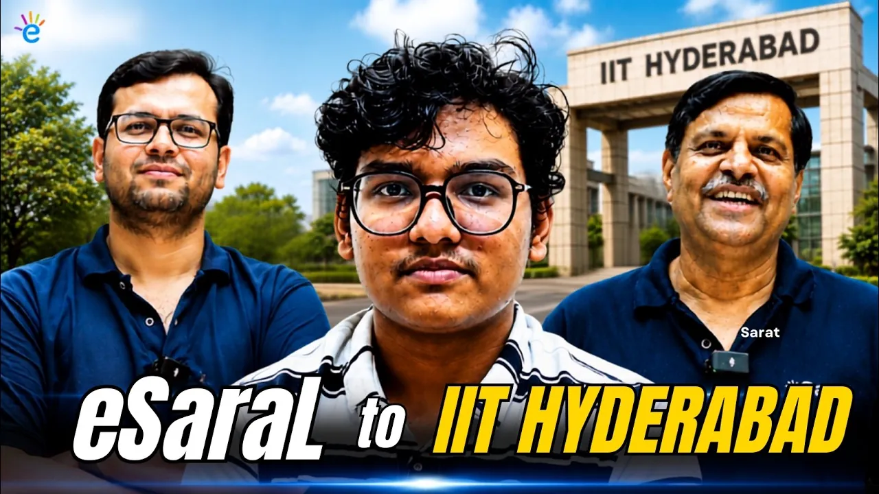 From a Drop Year to IIT Hyderabad: How Consistent Preparation Helped Achieve a JEE Dream
