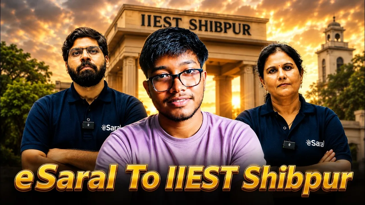 From 81 Percentile to IIEST Shibpur Aerospace Engineering: Soumik’s JEE 2026 Success Journey with eSaral
