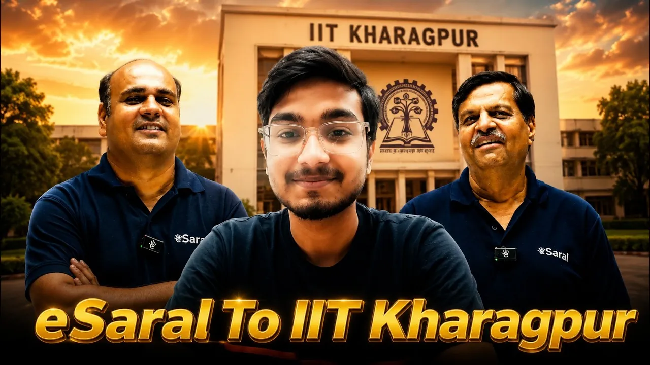 Danish’s eSaral JEE Success Story: From 97 to 98.6 Percentile and IIT Kharagpur
