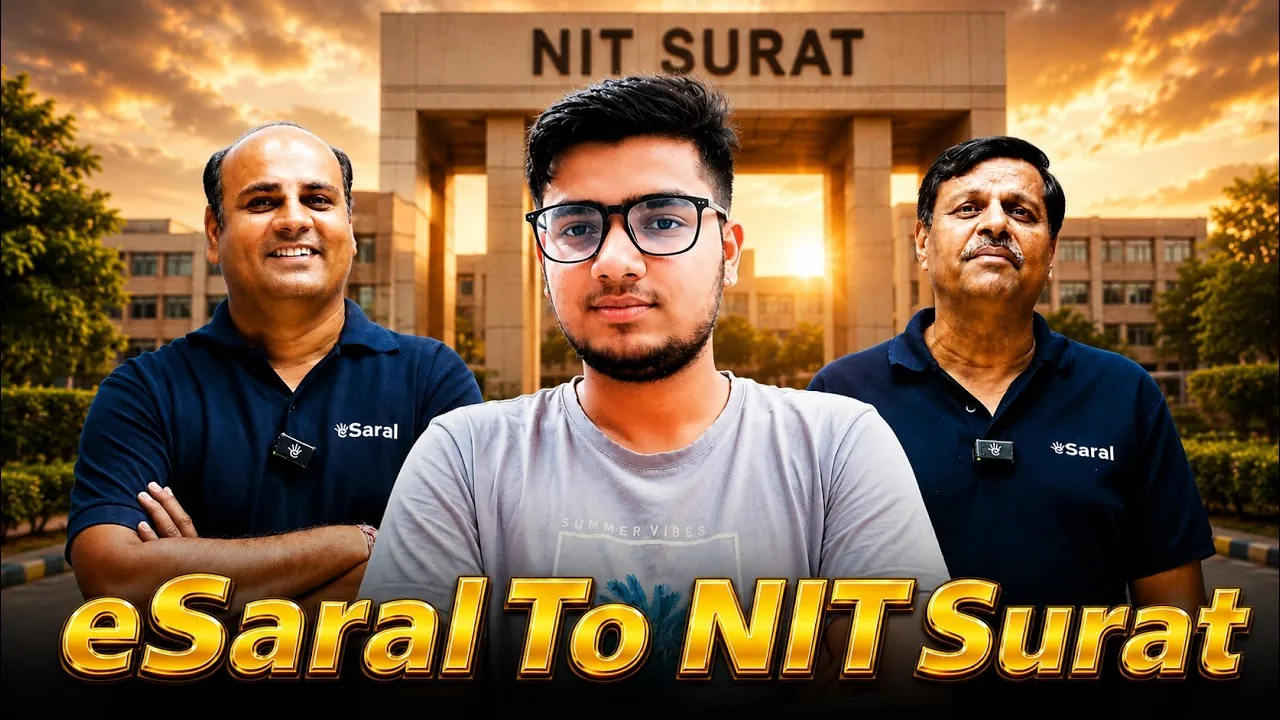 From a Drop Year to SVNIT Surat AI: Param’s eSaral JEE Success Story