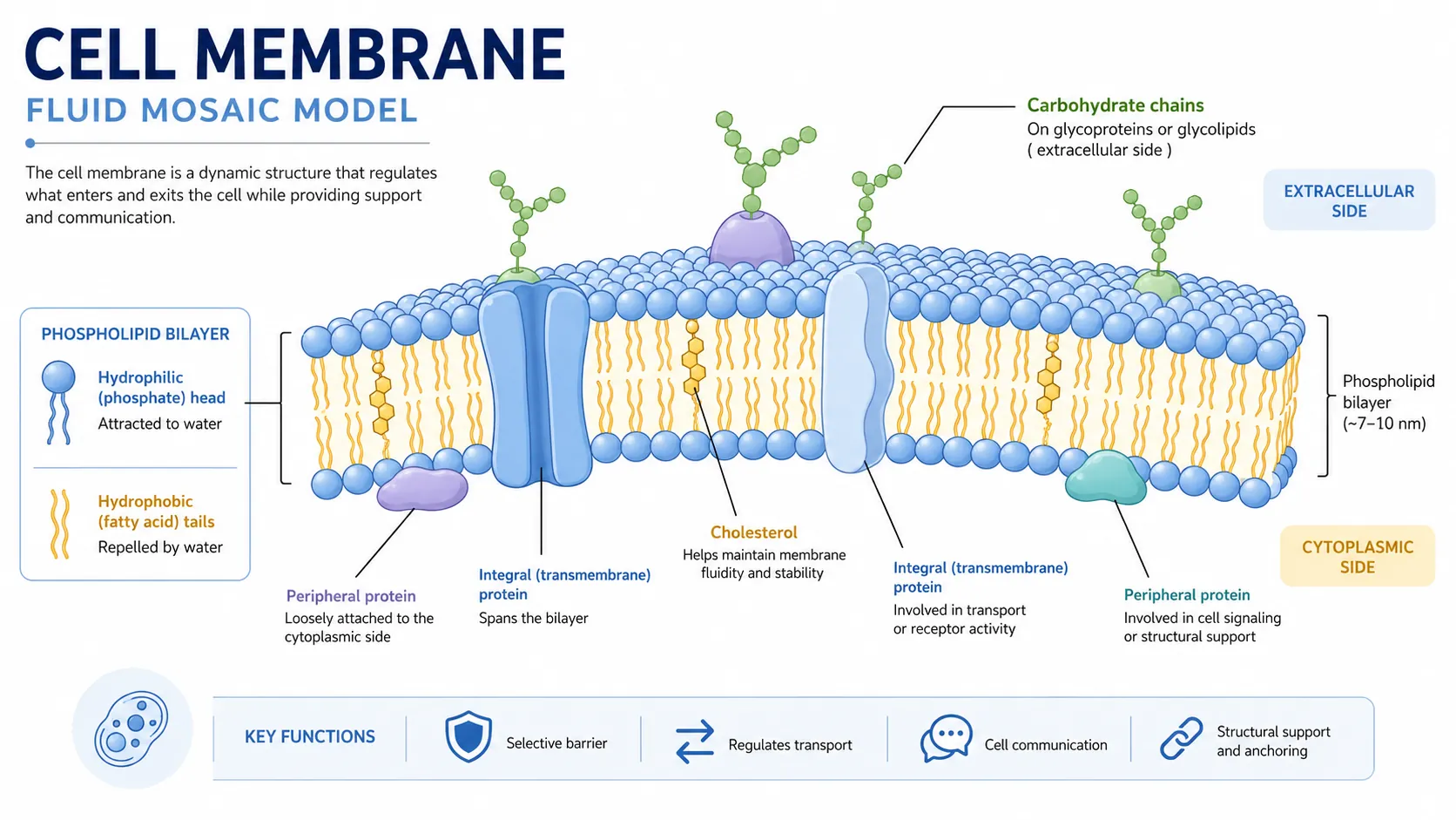 Cell Membrane Structure and Function